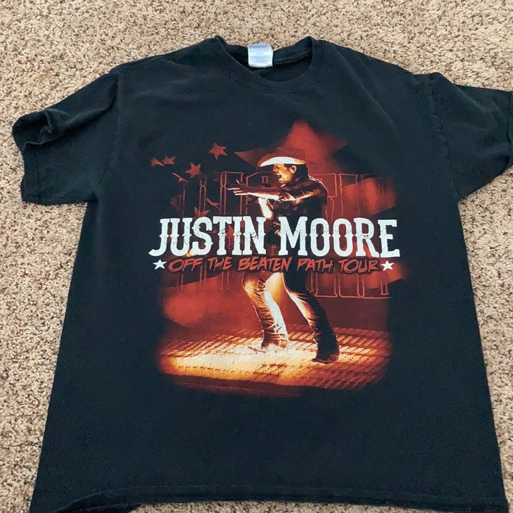 2013- Justin Moore rock back T shirt